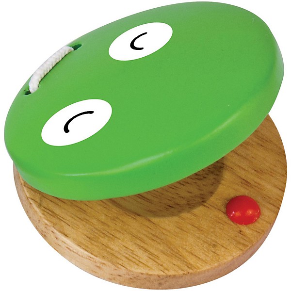 Green Tones Frog Castanet