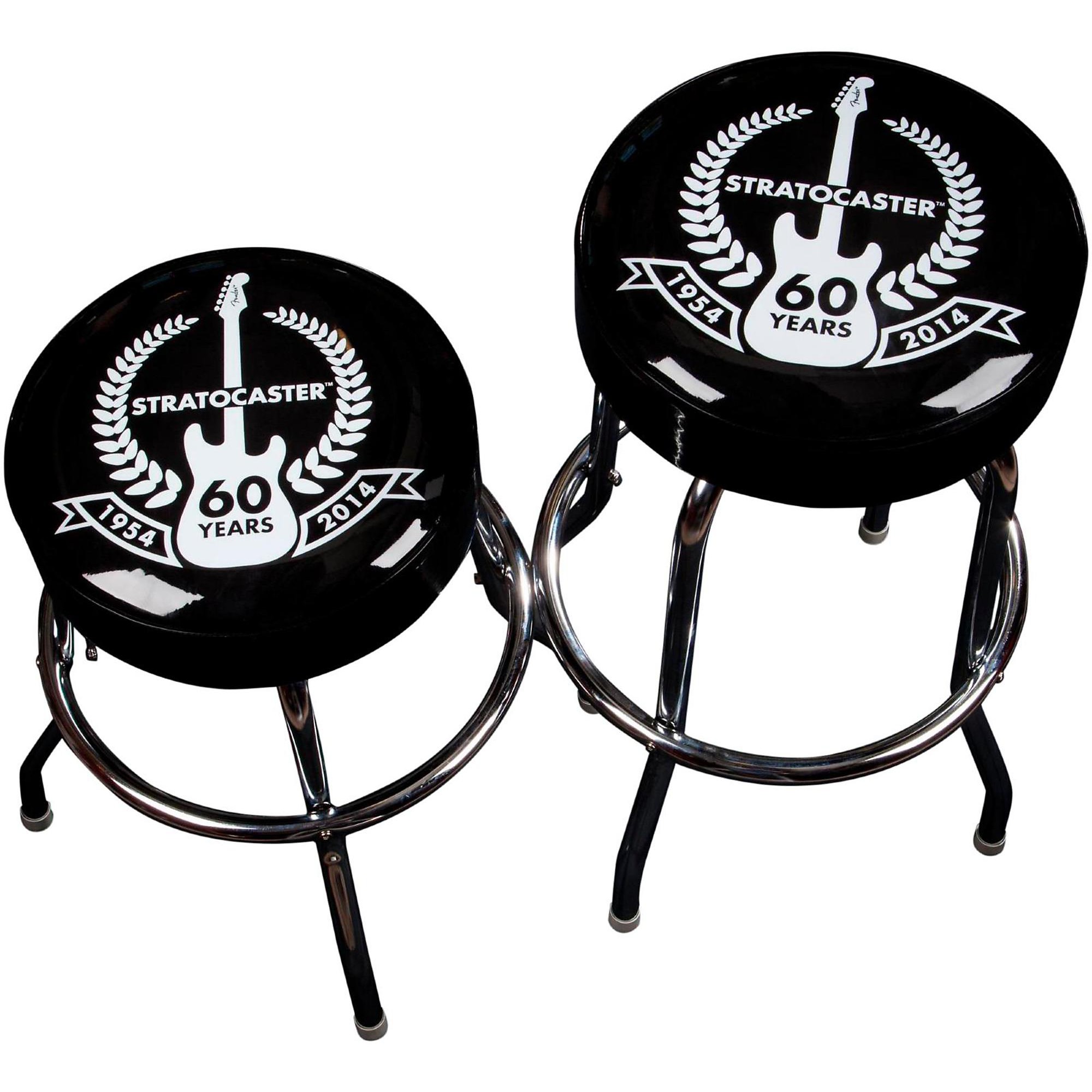 Open Box Fender 60th Anniversary Bar Stool Black 30 in. | Guitar