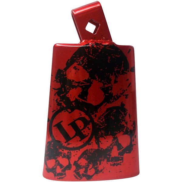 LP Collectabells Cowbell - Skull Red