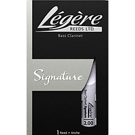 Legere Reeds Signature Bb Bass Clarinet Reed Strength 2.5 Legere Reeds Signature Bb Bass Clarinet Reed Strength 2