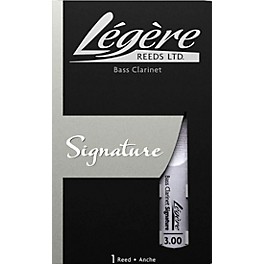 Legere Reeds Signature Bb Bass Clarinet Reed Strength 2.5 Legere Reeds Signature Bb Bass Clarinet Reed Strength 3