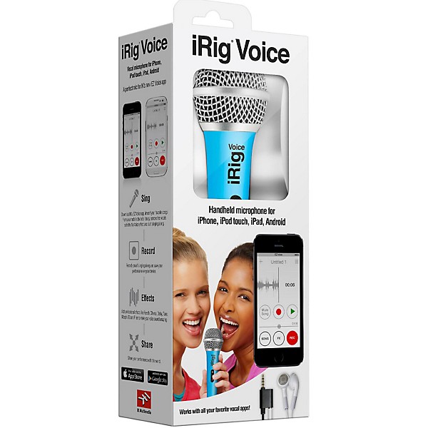 Open Box IK Multimedia iRig Voice Level 1 Blue