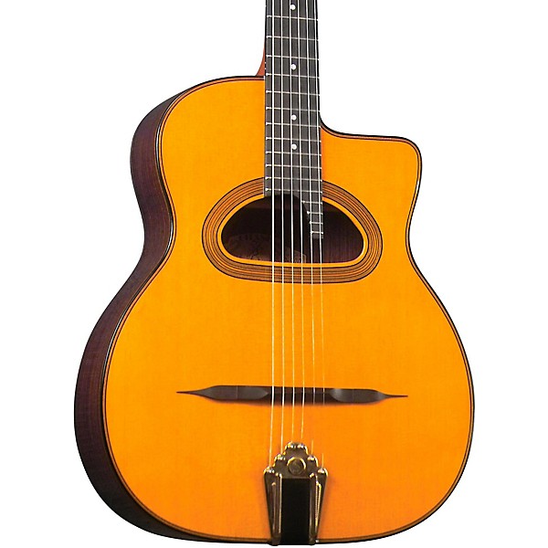 Gitane D-500 Grande Bouche Gypsy Jazz Acoustic Guitar Natural | Guitar ...