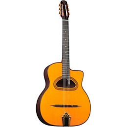 Gitane D-500 Grande Bouche Gypsy Jazz Acoustic Guitar Natural