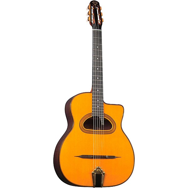 Gitane D-500 Grande Bouche Gypsy Jazz Acoustic Guitar Natural