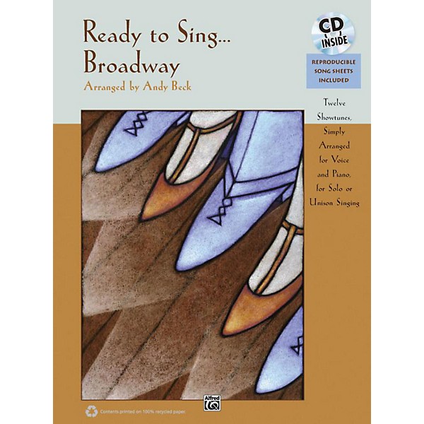 Alfred Ready to Sing . . . Broadway Book & CD