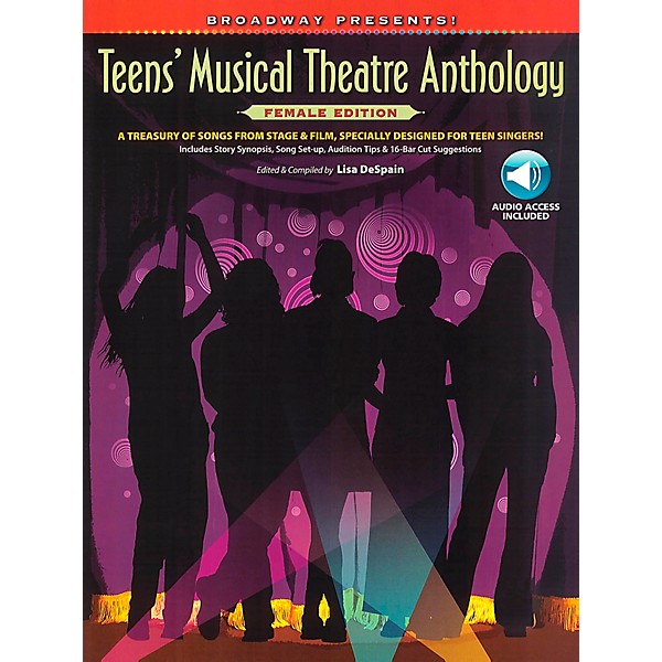 Hal Leonard Broadway Presents! Teens' Musical Theatre Anthology Female Edition Book/CD