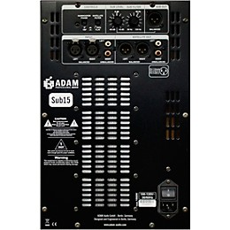 ADAM Audio Sub15 15.5" Powered Studio Subwoofer (Each) 15 in.