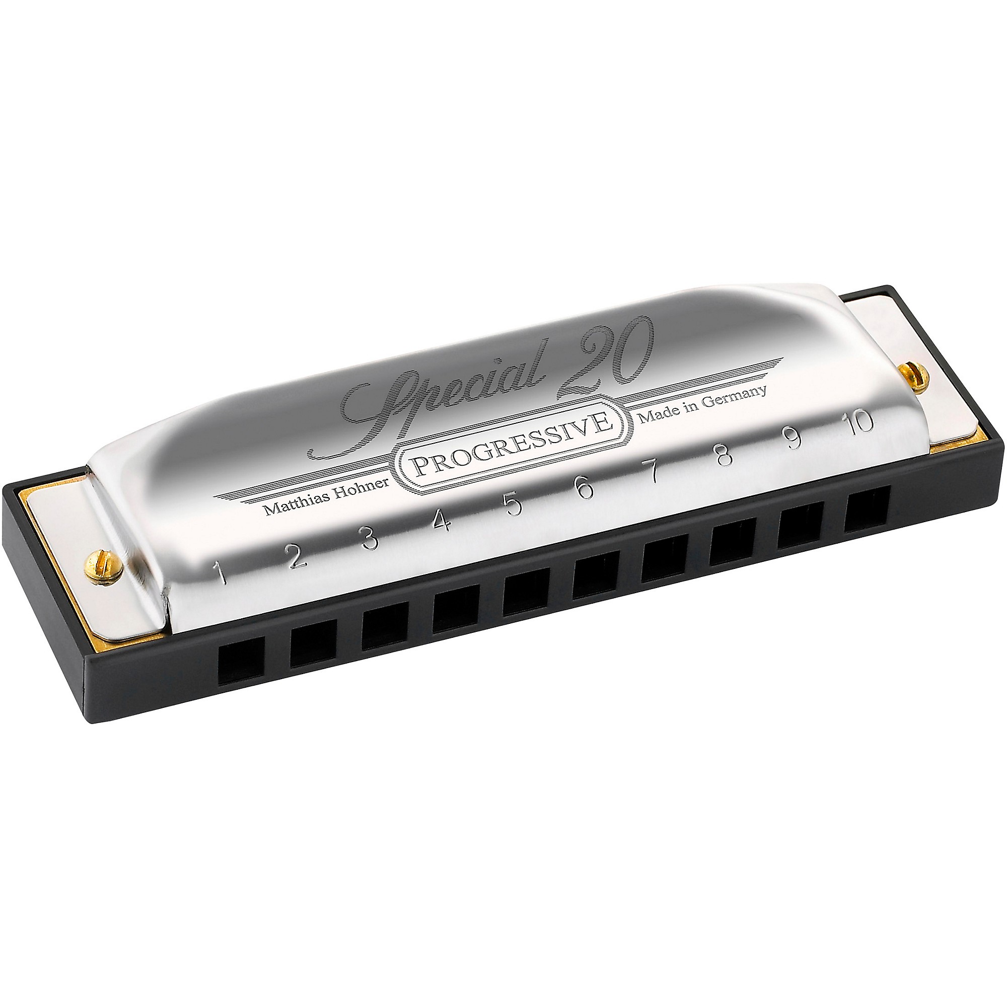 Hohner Special 20 Progressive C with Mini Harmonica Necklace and