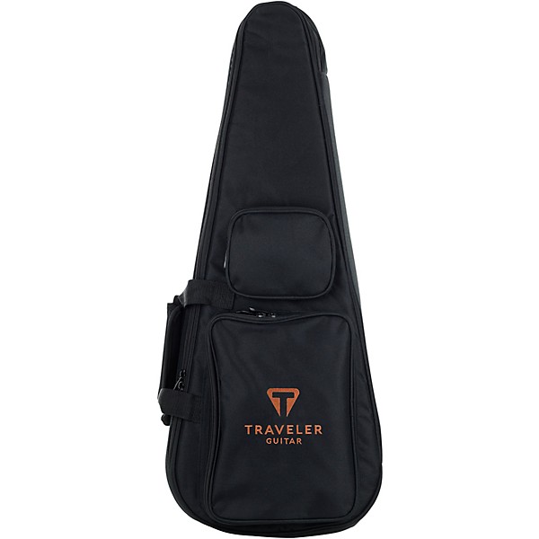 Open Box Traveler Guitar EG-2 Travel Electric Guitar Level 1 Black with Tortoise Pick Guard