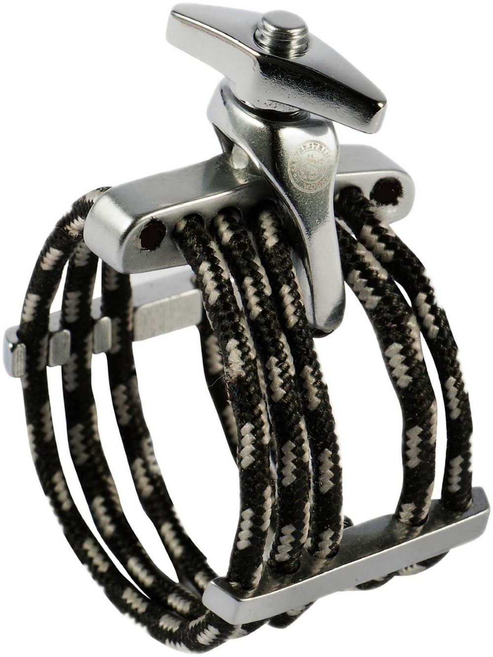 brushed silver ligature