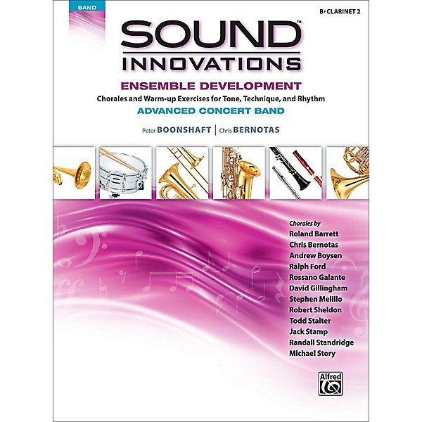 Alfred Sound Innovations Concert Band Ensemble Development Advanced Clarinet 2