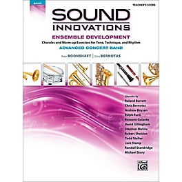 Alfred Sound Innovations Concert Band Ensemble Development Advanced Conductor's Score