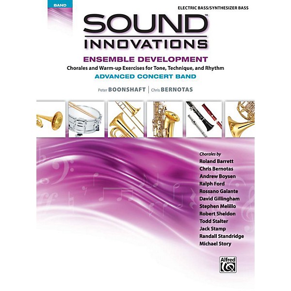 Alfred Sound Innovations Concert Band Ensemble Development Advanced Electric Bass