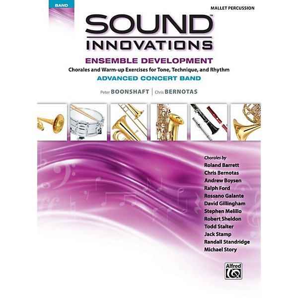 Alfred Sound Innovations Concert Band Ensemble Development Advanced Mallet Percussion