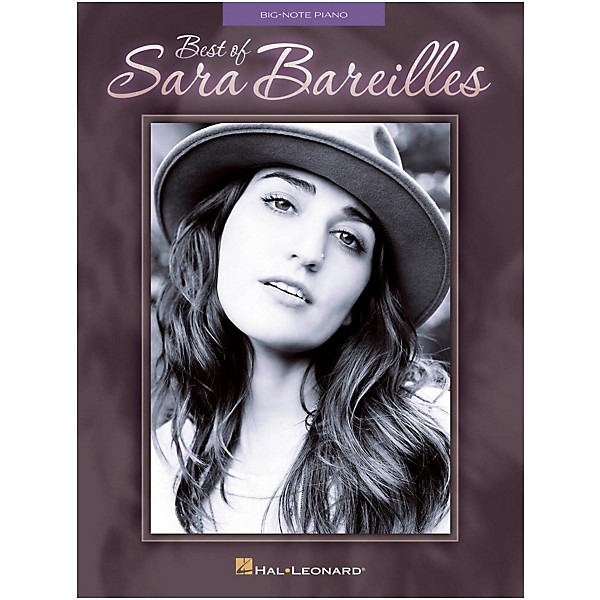 Hal Leonard Best Of Sara Bareilles for Big Note Piano