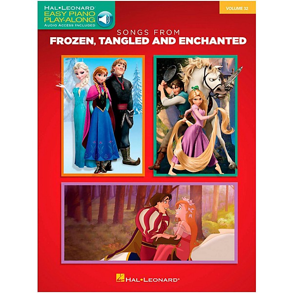 Hal Leonard Songs From Frozen, Tangled and Enchanted - Easy Piano Online Audio Play-Along Volume 32 Book/Online Audio