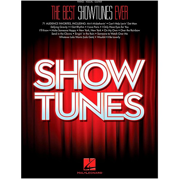 Hal Leonard The Best Showtunes Ever for Piano/Vocal/Guitar