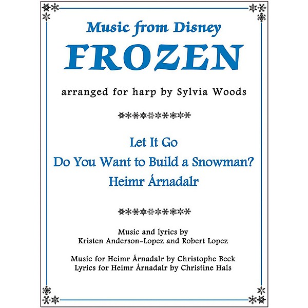 Hal Leonard Music From Disney's Frozen for Harp