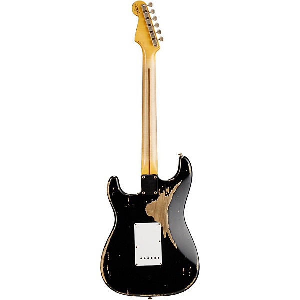 ❖CustomWierring Relic Black Stratocaster Platinum Fender Custom Shop 1954 Heavy Relic Stratocaster Electric