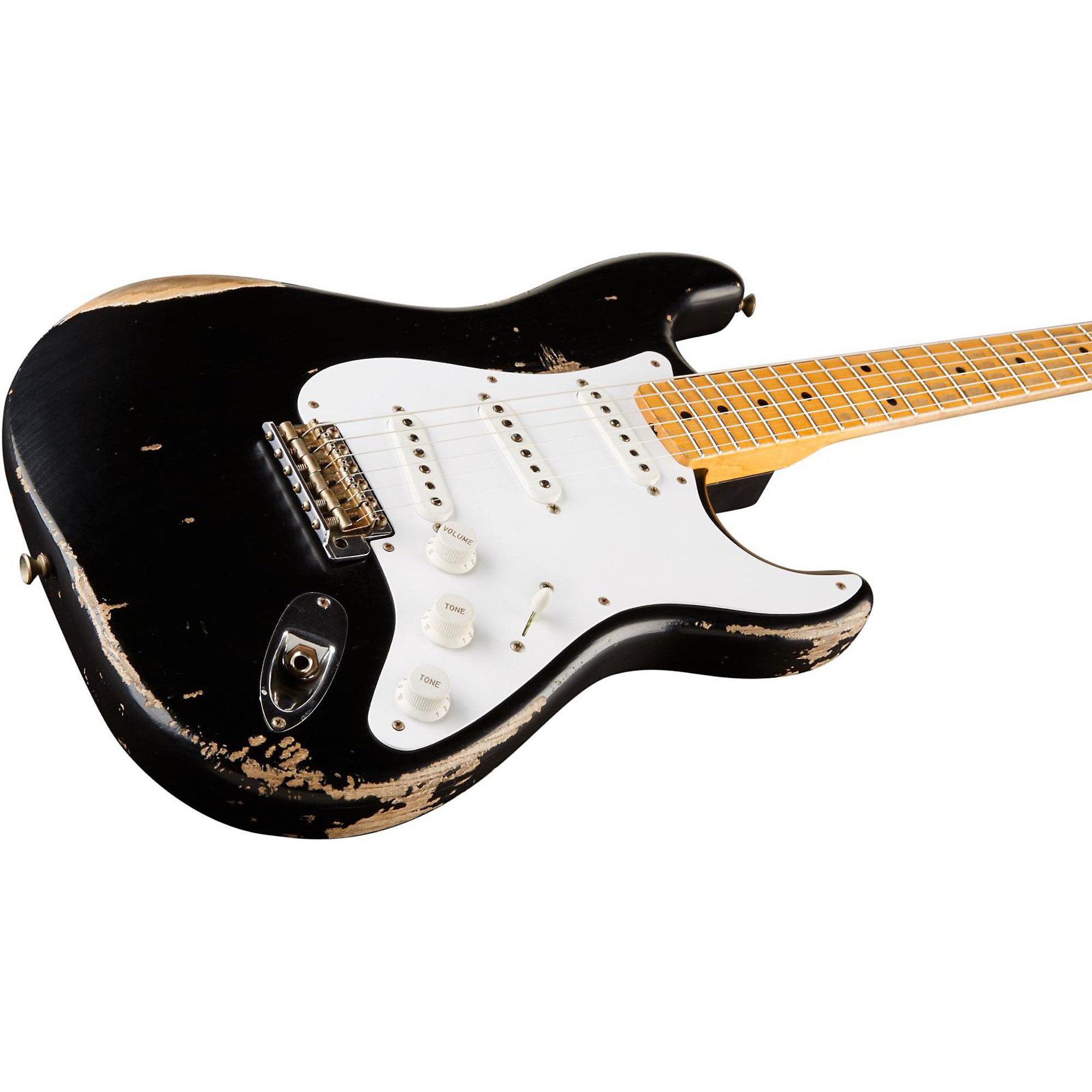 Platinum Fender Custom Shop 1954 Heavy Relic Stratocaster Electric