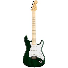 Blemished Fender Custom Shop 1954 NOS Stratocaster Electric Guitar Level 2 Transparent Emerald Green 888365397436