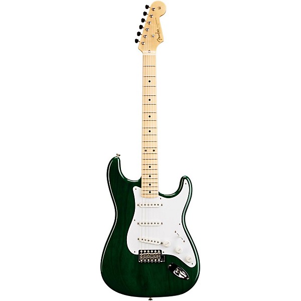 Open Box Fender Custom Shop 1954 NOS Stratocaster Electric Guitar Level 2 Transparent Emerald Green 888365397436