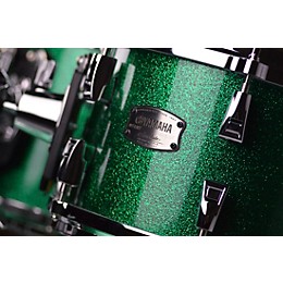 Yamaha Absolute Hybrid Maple 4-Piece Shell Pack With 22" Bass Drum Jade Green Sparkle