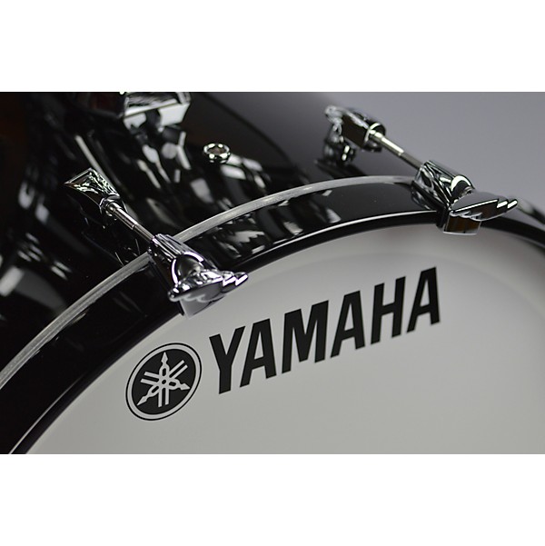 Yamaha Absolute Hybrid Maple 4-Piece Shell Pack With 22" Bass Drum Solid Black