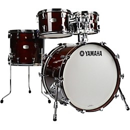 Yamaha Absolute Hybrid Maple 4-Piece Shell Pack With 22" Bass Drum Classic Walnut