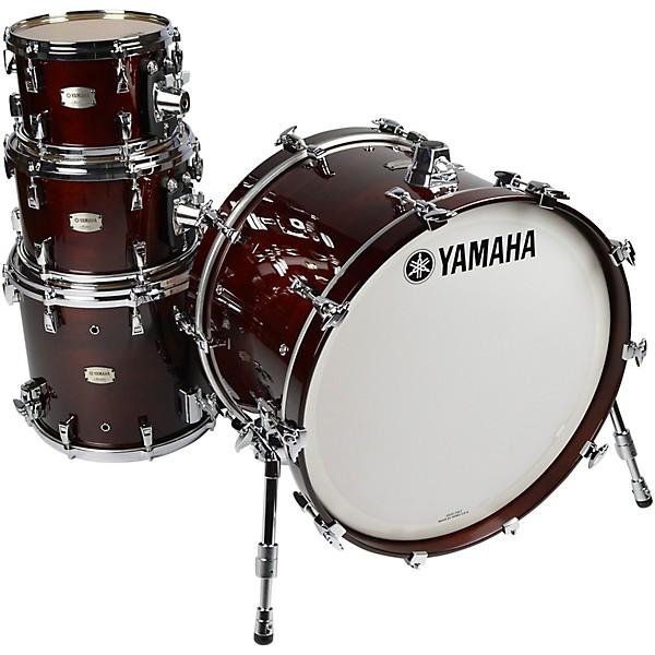 Yamaha Absolute Hybrid Maple 4-Piece Shell Pack With 22" Bass Drum Classic Walnut