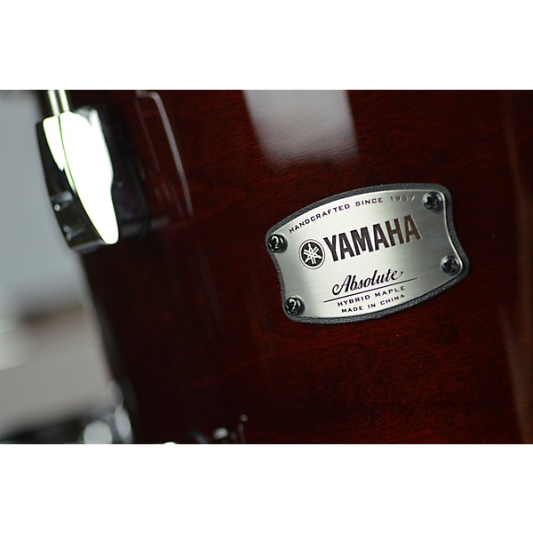 Yamaha Absolute Hybrid Maple 4-Piece Shell Pack With 22" Bass Drum Classic Walnut