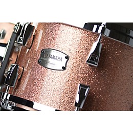 Yamaha Absolute Hybrid Maple 4-Piece Shell Pack With 22" Bass Drum Pink Champagne Sparkle
