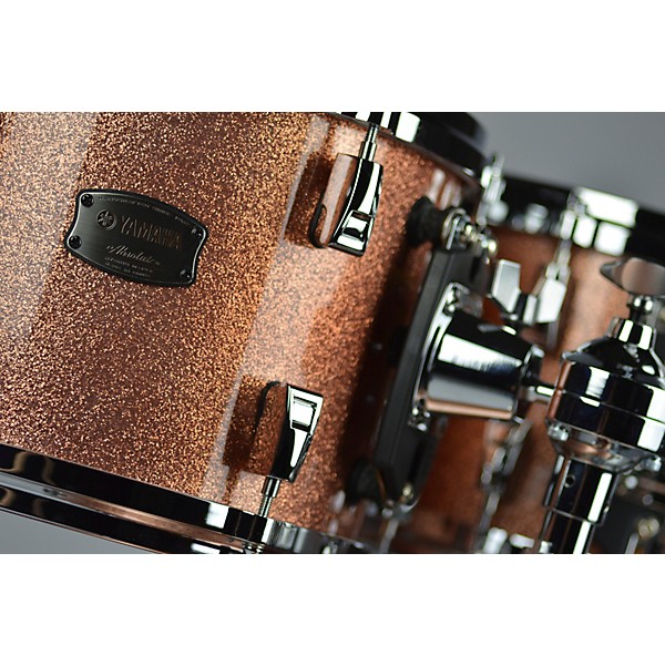 Yamaha Absolute Hybrid Maple 4-Piece Shell Pack With 22" Bass Drum Pink Champagne Sparkle