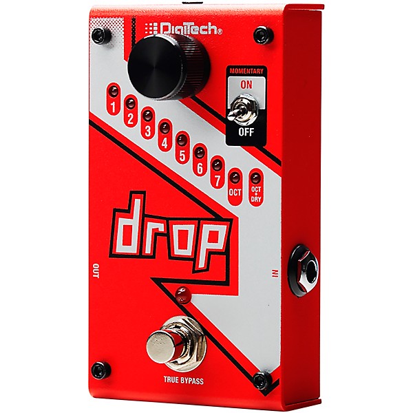 DigiTech The Drop Polyphonic Drop Tune Pitch-Shifter Guitar Effects Pedal