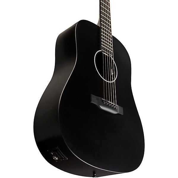 Martin DXAE with Sonitone USB Left-Handed Acoustic-Electric Guitar Black