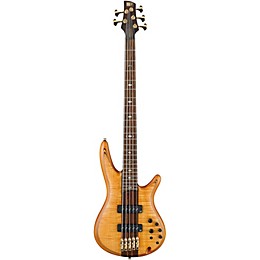 Open Box Ibanez SR1405TE 5-String Electric Bass Guitar Level 2 Flat Vintage Natural 888365992327