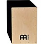 MEINL Pure Black Hardwood Cajon with Natural Frontplate thumbnail