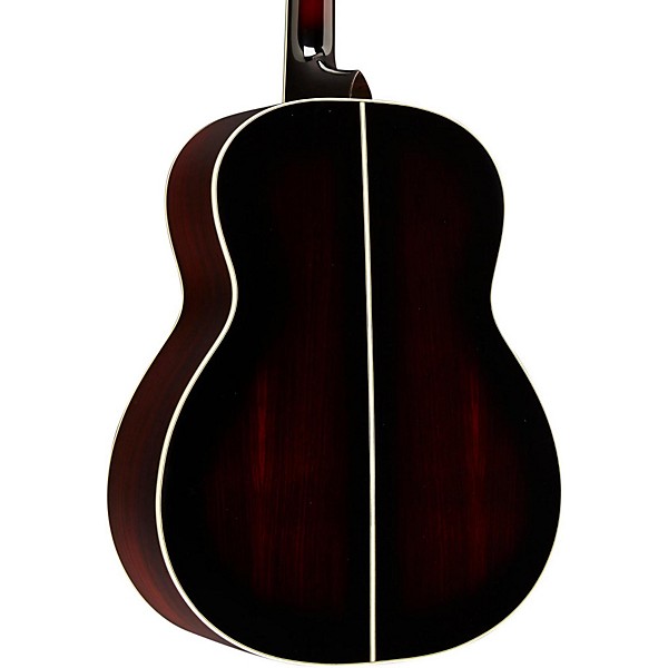 Washburn LSJ743 Lakeside Jumbo With Solid Spruce Top Rosewood Back and Sides Acoustic Guitar Vintage Tobacco Sunburst