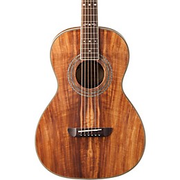 Open Box Washburn WP55 Parlor Koa Acoustic Guitar Level 1 Satin Natural