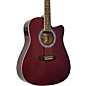 Washburn WA90CE Dreadnought Acoustic-Electric Guitar Wine Red thumbnail