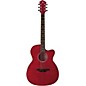 B.C. Rich Series 3 Acoustic-Electric Cutaway Guitar Transparent Red