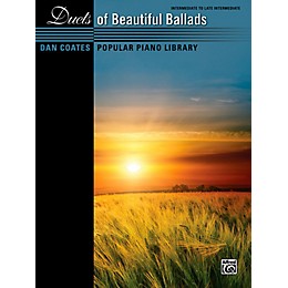 Alfred Dan Coates Popular Piano Library Duets of Beautiful Ballads Book