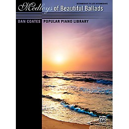 Alfred Dan Coates Popular Piano Library Medleys of Beautiful Ballads Book
