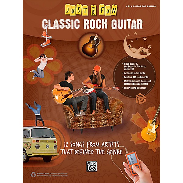 Alfred Just for Fun Classic Rock Guitar Book
