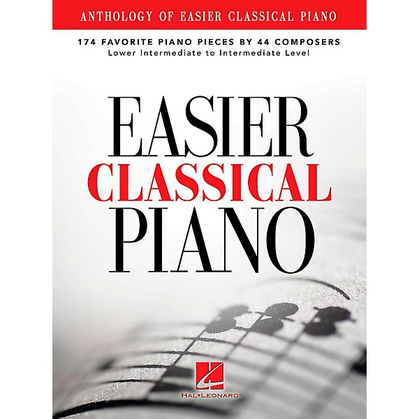 Hal Leonard Anthology Of Easier Classical Piano - 174 Favorite Pieces By 44 Composers