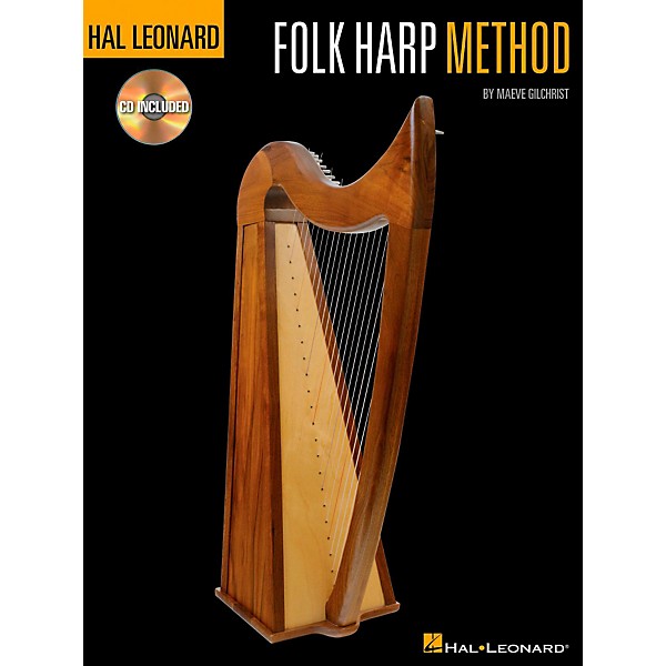 Hal Leonard Folk Harp Method Book/CD