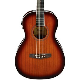 Ibanez PN12E Parlor Acoustic-Electric Guitar Vintage Mahogany Sunburst