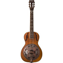 Open Box Washburn R360K Parlor Resonator Guitar with 1930's Style Inlay Level 2 Vintage 190839244680