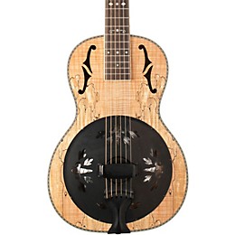 Open Box Washburn R360SMK Parlor Resonator Guitar with 1930's Style Inlay Level 1 Satin Natural